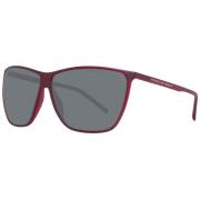 Rode Unisex Zonnebril Vierkante Stijl Porsche Design , Red , Unisex