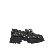 Mocassin met platform studs Alma EN Pena , Black , Dames