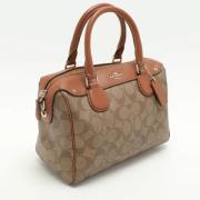 Pre-owned Canvas handbags Coach Pre-owned , Beige , Dames