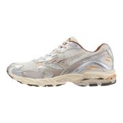 Witte Wave Rider 10 Sneakers Mizuno , Beige , Heren