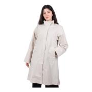 A-lijn Trenchcoat in Krijt Edwin , Beige , Dames