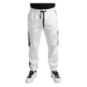 Witte Katoenmix Joggers Dolce & Gabbana , White , Heren