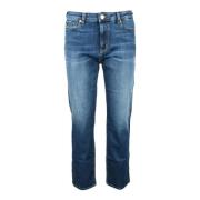 Stijlvolle Jeans met Katoenmix Love Moschino , Blue , Dames