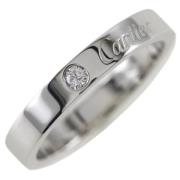 Pre-owned Metal rings Cartier Vintage , Gray , Dames