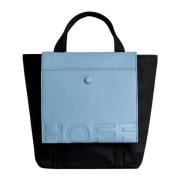 Zwarte Nylon Dagelijkse Shopper Tas Hoff , Black , Dames