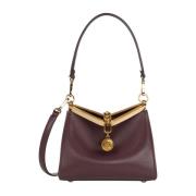 Iconische Vela Media Leren Tas Etro , Brown , Dames