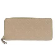 Pre-owned Canvas wallets Louis Vuitton Vintage , Beige , Dames