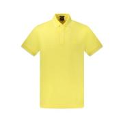 Geel Katoenen Poloshirt Hugo Boss , Yellow , Heren