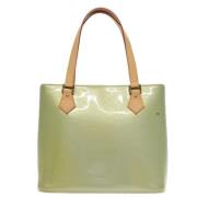 Pre-owned Leather shoulder-bags Louis Vuitton Vintage , Green , Dames