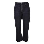 Katoenen Denim Jeans Haikure , Black , Heren