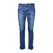 Denim Blauwe Jeans voor Heren Bikkembergs , Blue , Heren