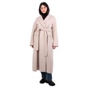 Licht Beige Jas Malika Max Mara , Pink , Dames