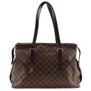 Pre-owned Canvas shoulder-bags Louis Vuitton Vintage , Brown , Dames