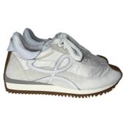 Pre-owned Polyester sneakers Loewe Pre-owned , White , Dames