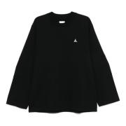 Logo Longsleeve Shirt ROA , Black , Heren