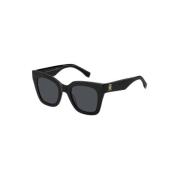 Zwart Grijs Zonnebril TH 2051/S Tommy Hilfiger , Black , Heren