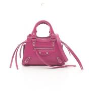 Pre-owned Leather balenciaga-bags Balenciaga Vintage , Pink , Dames