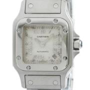 Pre-owned Glass watches Cartier Vintage , Gray , Dames