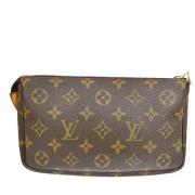 Pre-owned Canvas clutches Louis Vuitton Vintage , Brown , Dames