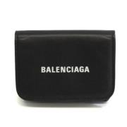 Pre-owned Leather wallets Balenciaga Vintage , Black , Unisex