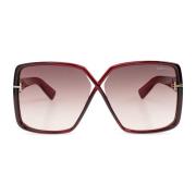 Zonnebril Tom Ford , Red , Dames