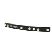 Pre-owned Plastic hair-accessories Chanel Vintage , Black , Dames