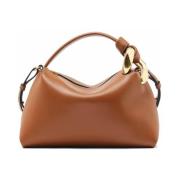 Bruine Schoudertas met Kettingdetail JW Anderson , Brown , Dames