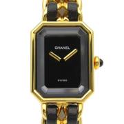 Pre-owned Metal watches Chanel Vintage , Black , Dames