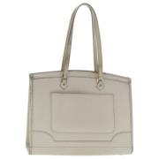 Pre-owned Leather louis-vuitton-bags Louis Vuitton Vintage , White , D...