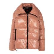 Glanzende Dames Pufferjas Canadian Classics , Pink , Dames