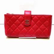 Pre-owned Leather chanel-bags Chanel Vintage , Pink , Dames