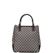 Pre-owned Canvas totes Gucci Vintage , Black , Dames