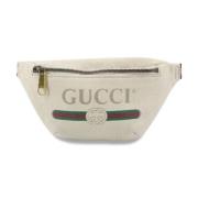 Pre-owned Leather gucci-bags Gucci Vintage , Beige , Dames