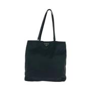 Pre-owned Canvas totes Prada Vintage , Black , Dames