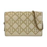 Pre-owned Leather crossbody-bags Dior Vintage , White , Dames