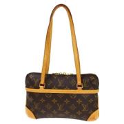 Pre-owned Canvas louis-vuitton-bags Louis Vuitton Vintage , Brown , Da...