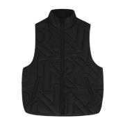 Stijlvolle Initial Gilet Represent , Black , Heren