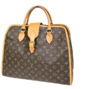 Pre-owned Canvas handbags Louis Vuitton Vintage , Brown , Dames