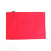 Pre-owned Cotton clutches Hermès Vintage , Red , Dames