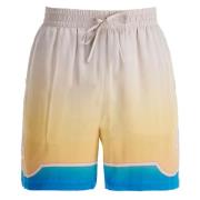 Shorts met trekkoord voor stijlvolle uitstraling Casablanca , Multicol...