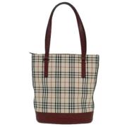 Pre-owned Canvas totes Burberry Vintage , Beige , Dames