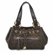 Pre-owned Canvas shoulder-bags Bvlgari Vintage , Brown , Dames