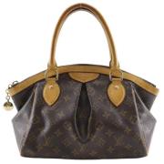 Pre-owned Canvas handbags Louis Vuitton Vintage , Brown , Dames