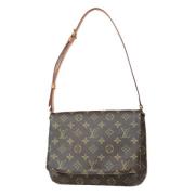 Pre-owned Canvas louis-vuitton-bags Louis Vuitton Vintage , Brown , Da...