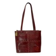 Pre-owned Leather totes Yves Saint Laurent Vintage , Brown , Dames