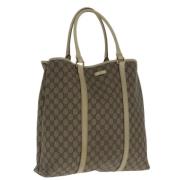 Pre-owned Leather gucci-bags Gucci Vintage , Beige , Dames