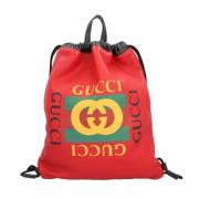 Pre-owned Leather shoulder-bags Gucci Vintage , Red , Dames