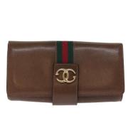 Pre-owned Leather gucci-bags Gucci Vintage , Brown , Dames