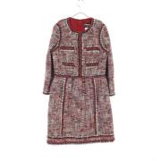 Pre-owned Canvas dresses Chanel Vintage , Red , Dames