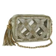 Pre-owned Leather chanel-bags Chanel Vintage , Yellow , Dames